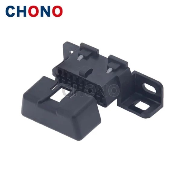 12110250 Delphi 16 Hole Black Unsealed Female Obd2 Car Connector (4)