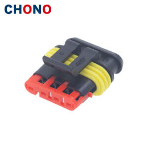 282088 1 4 Way Female Amp Tyco Auto Connector Housing