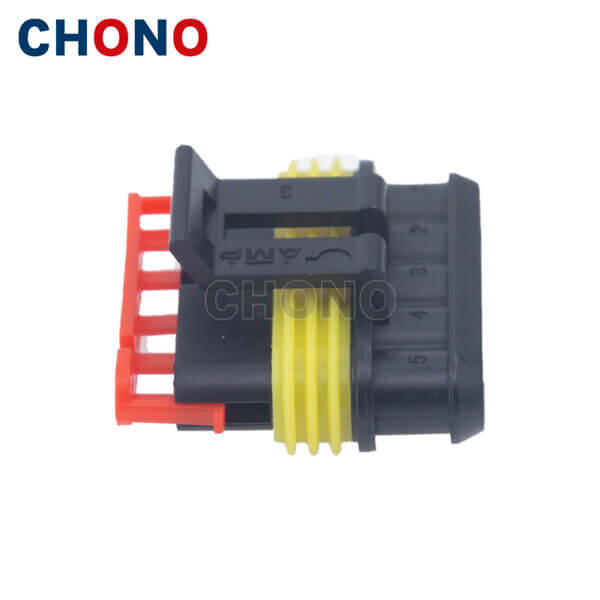 282089 1 5 Hole Electrical Amp Connector (2)