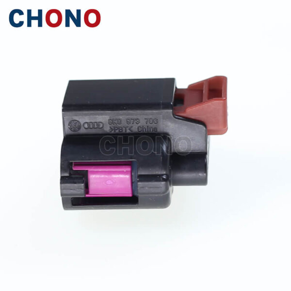 8k0 973 706 A 6 Way Gas Throttle Pedal Automotive Connector For Audi Vw (2)