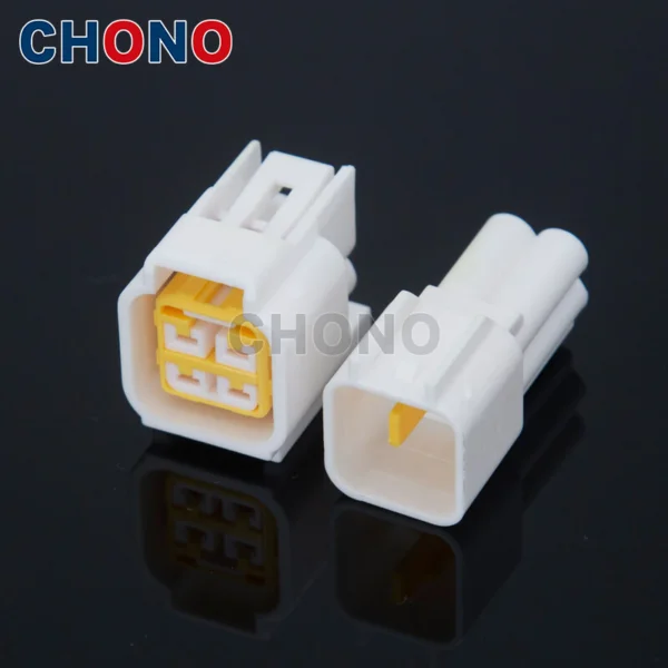 Fw C 4m B 4 Pin Male Female Furukawa White Electrical Auto Connector (5)