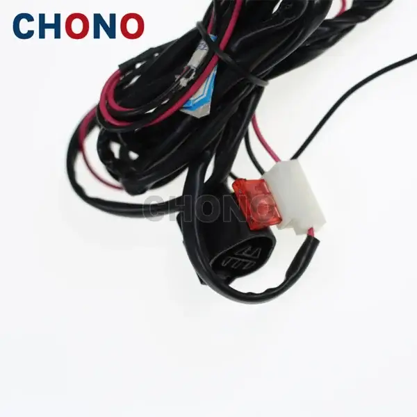 12v Led Car Controller Daytime Running Light Lamp Wire Kit With 10a Fuse For Hyundai Tucson (4)