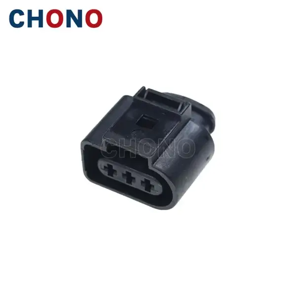 1j0 973 723 3 Way Female Car Wiring Connector For Audi Vw