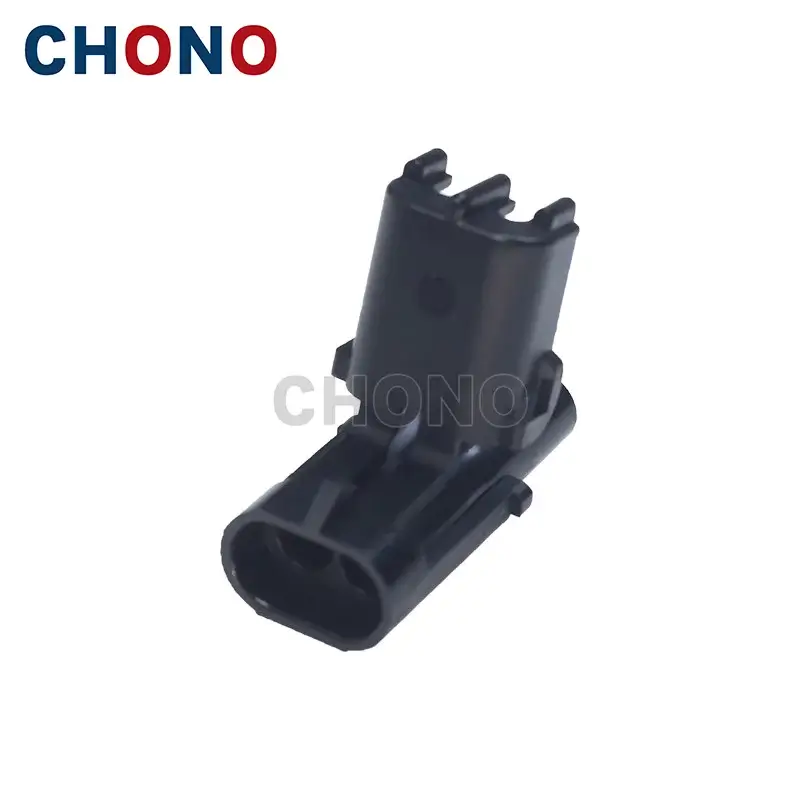 12010973 Delphi Aptiv Weather Pack 2 Pin Male Black Connector