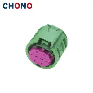 13606031x 8 Pin Female Circular Green Assembly Wiring Plug