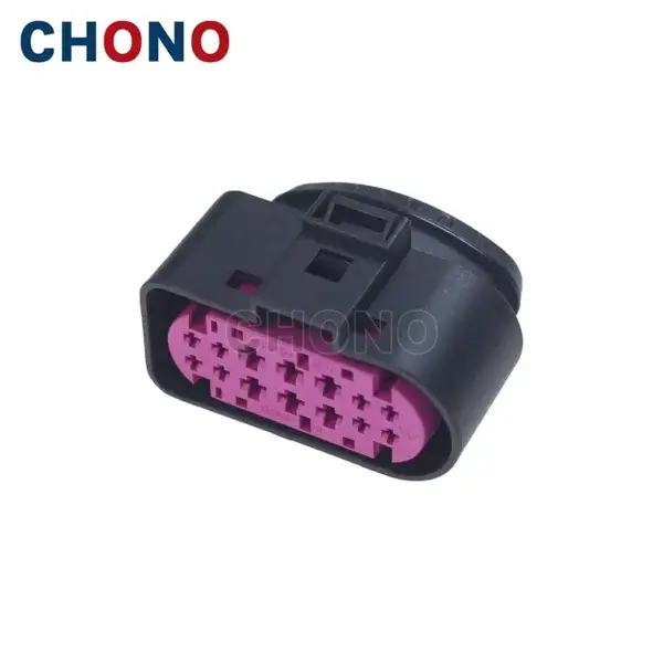 1j0 973 737 14 Way Female Headlight Waterproof Audi Automotive Connector